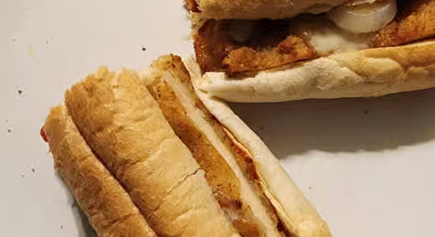 chicken cutlet on sub roll